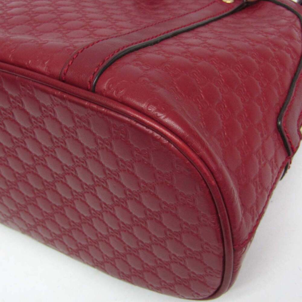 GUCCI Red Leather Shoulder Bag - Picture 5 of 16